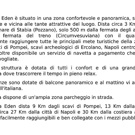 Eden Bed & Breakfast Gragnano